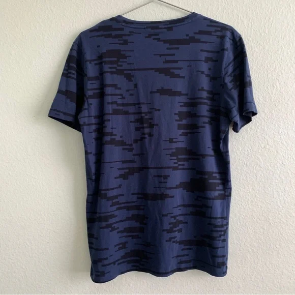 HUGO BOSS mens graphic army abstract print tee t-shirt short sleeve Medium - Picture 3 of 7